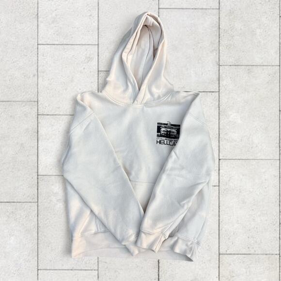 White hollister hellcat hoodie - Picture 1 of 4